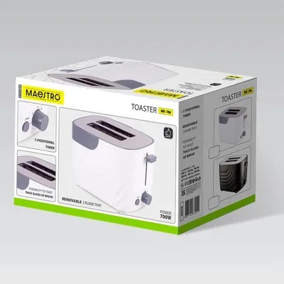 Zdjęcie produktu dla mellerware MR-706-White Toaster White