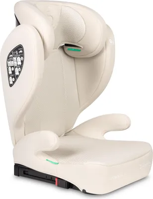 Produktbild von CARETERO Kindersitz mit Isofix, Abnehmbarer Rückenlehne und Verstellbarer Kopfstütze, Breezy, Beige
