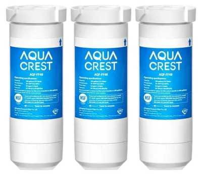 Image de Filtre à eau pour réfrigérateur, compatible avec les modèles GE, NSF 42/372, lot de 3