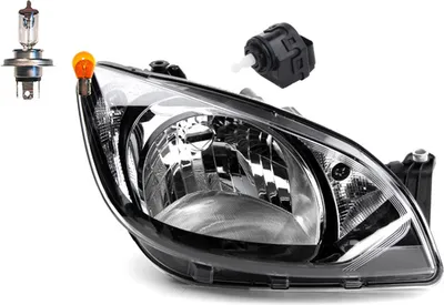 Produktbild von Scheinwerfer kompatibel zu Skoda Citigo 10/11- 04/17 Rechts Leucht. + Stellmotor 1ST941016D 8L0941295B 8L0941295A Johns