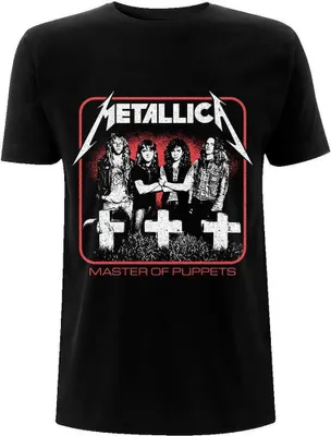 Image de T-shirt Metallica - « Master Of Puppets » pour homme/femme, unie RO4060 (XXL) (noir)