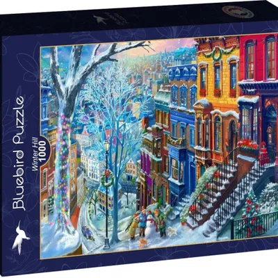 Productafbeelding van BLUEBIRD Puzzel: Sneeuwstraten, 1000 stukjes
