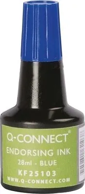 Produktbild von Stempelfarbe Q-Connect 28 ml Blau