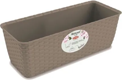 Image de Bac d'arrosage NATUREL en plastique 40x16x13cm