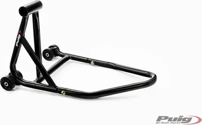 Image de PUIG 7363N Béquille arrière pour monobras oscillant avec transmission sur le côté gauche pour BMW F800 S Noir