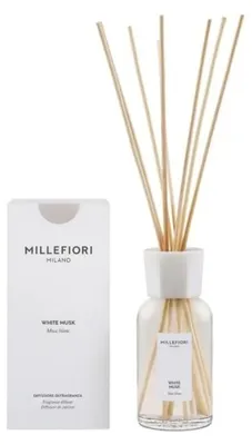 Zdjęcie produktu dla Pałeczki zapachowe 250 ml White Musk 77DDMB Millefiori Milano