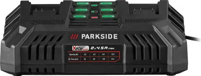 Produktbild von PARKSIDE® PDSLG 20 B1 20V Akku Doppelladegerät 2x 4,5 A