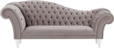 Image de Canapé chaise longue Chester-Velluto 17-white