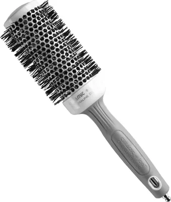 Produktbild von Olivia Garden Ceramic+ion Thermal, Universal, Rundhaarbürste, Grau, Weiß, Einfarbig, Nylon, 4,5 cm