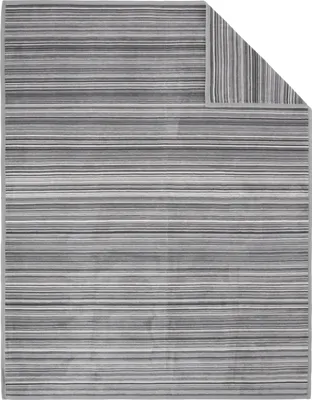 Produktbild von IBENA Wohndecke MALANG BL 150x200 cm grau Decke Kuscheldecke