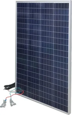 Immagine prodotto di Kerbl Solar-Set inklusive Laderegler, 100 W, zum Anschluss an eine 12 V Batterie