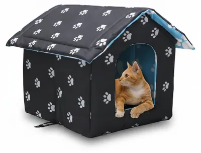 Productafbeelding van In- en outdoor gebruik - Kattenhuis - Waterdicht - Opvouwbaar, AI-gegenereerde afbeelding