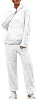Immagine prodotto di Elzusha - Comoda tuta da jogging con cappuccio da donna