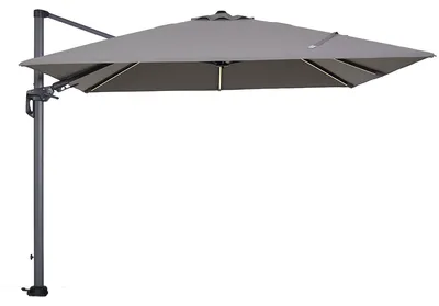 Produktbild von Hawaii Lumen parasol - 300x300 cm - carbon black-licht grijs