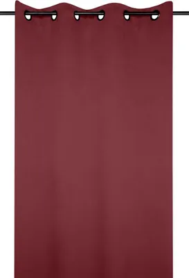 Produktbild von STOF | Gardinen - NOTTE - 135x250 cm - Burgund - Eleganter Verdunklungsvorhang - Glamouröses Design