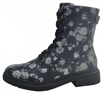 Produktbild von Jana Damenschuhe Schnürstiefel Schwarz Freizeit
