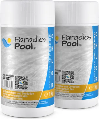 Produktbild von Chlor Schnell Granulat für Pool 2 kg organisch