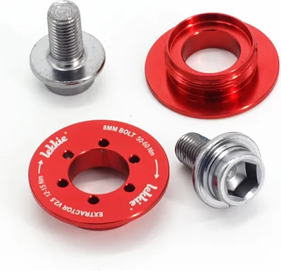 Produktbild von windmeile | Lekkie Buzz Bar Self Extractor Upgrade Set V2.5, Rot, Selbstauszieher-Set, Selbstausziehwerkzeug zum Einbau der Lekkie Kurbeln, E-Bike, Pedelec