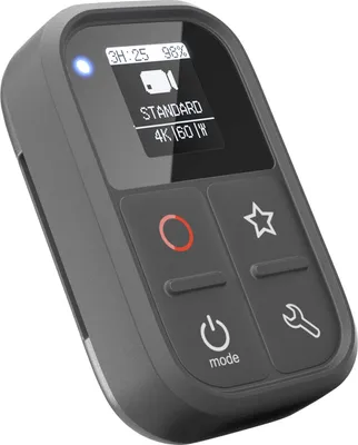Produktbild von Drahtlose Smart-Fernbedienung Ersatz fuer GoPro Hero 10/9/8 Schwarz/Max/7 Schwarz/6 Schwarz OLED-Bildschirm Eingebauter Akku 80 m Steuerreichweite mit Handschlaufe zur Stickmontage USB-Ladekabel