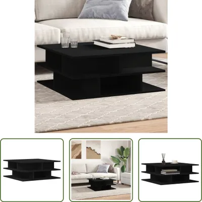 Produktbild von The Living Store Couchtisch Schwarz 70x70x29 cm Holzwerkstoff