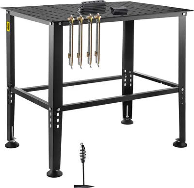Obrázok produktu pre VEVOR zvárací pracovný stôl 914,4 x 609,4 x 784,8 mm, montážny pracovný stôl s nosnosťou 362 kg,  na montážne a údržbárske práce pri zváraní