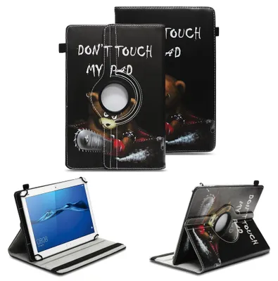 Produktbild von Tablet Hülle für Huawei MediaPad T1 T2 T3 T5 10 360° Drehbar Case Cover SchutzFarben:Motiv 10