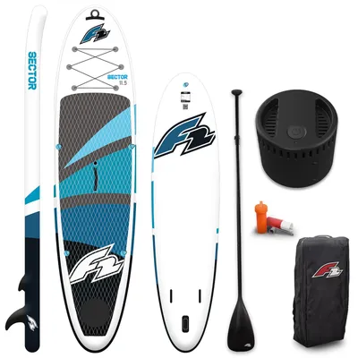 Produktbild von F2  Stand up Paddle Board SECTOR SMART SUP mit E-Pumpe 10,5  Blau 2024/2025