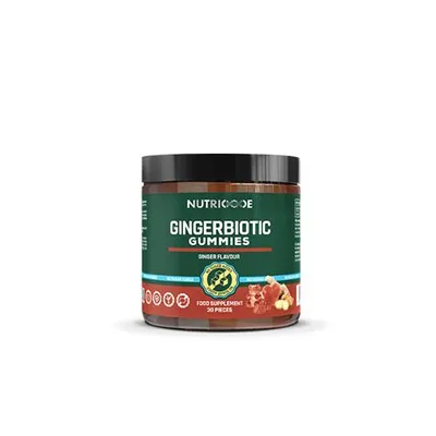 Produktbild von Gingerbiotic Gummies 120 g NUTRICODE OHNE ZUCKERZUSATZ