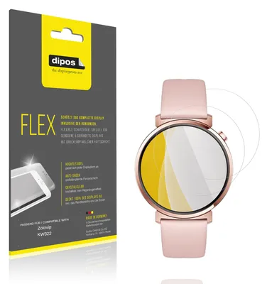 Produktbild von 2x Schutzfolie für Zolovip KW322 Folie, 100% Displayabdeckung, dipos Flex
