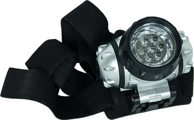 Produktbild von 7 LED Kopflampe Angellampe m. Kopfgurt
