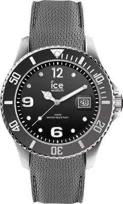 Produktbild von Ice-Watch - ICE steel Grey - Men's wristwatch with silicon strap - 015772 (Large)