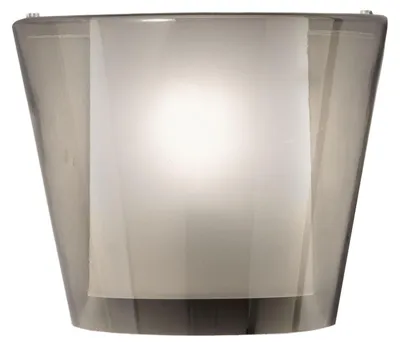 Obrázok produktu pre Fabas Luce nástenné svietidlo Viki E27 240x150mm sivé