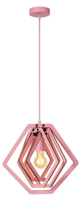 Imagen del producto de MAURO - Lámpara de techo - 1xE27 - Rosa