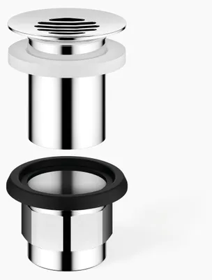 Produktbild von Dornbracht Siebventil 10110-970-00 für Waschbeckene ohne Überlauf 1 1/4Zoll chrom 10.110.970-00, 10110970-00