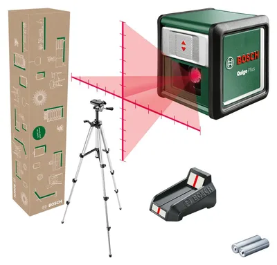 Imagen del producto de Láser de líneas transversales Quigo Plus, caja para comercio electrónico