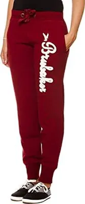 Produktbild von BRUBAKER Damen Fitness Workout Hose Jogginghose Bordeaux Gr. L