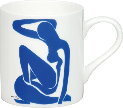 Produktbild von Könitz Becher Nu bleu I - Matisse, Tasse, Bone China, Blau, 400 ml, 11 2 004 2923