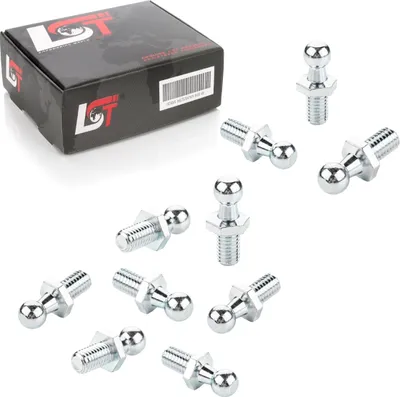 Produktbild von 10x Kugelzapfen Kugelkopf M8 10mm Gasfeder DIN71803 für JEEP CHEVROLET FORD