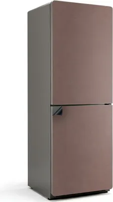 Produktbild von Farbe Braun – Magnetische Kühlschrank Abdeckung – Dekorfolie magnetisch Küche – Kühlschrank Magnet Deko – selbstklebende Magnettafel – Magnetfolie für Kühlschranktür – 70x190 cm
