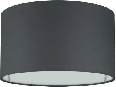 Produktbild von Wogati® Premium Lampenschirm E14/E27 Baumwolle|Farbe: Schwarz/Größe: Ø30cm Höhe 20cm