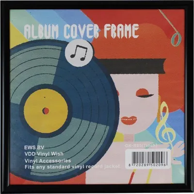 Immagine prodotto di Cornice intercambiabile per dischi in vinile da 7 pollici - Incorniciare dischi in vinile LP, singoli da 7 pollici