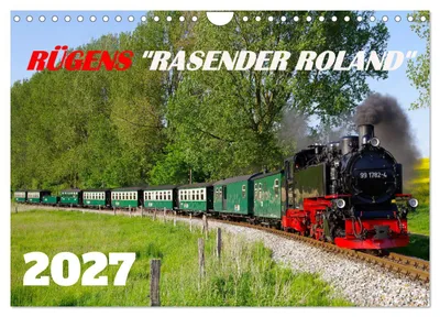 Productafbeelding van "Rasende Roland" van Rügen (wandkalender 2027, formaat DIN A4 liggend), CALVENDO maandkalender