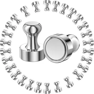 Produktbild von 30 Neodym-Magnete, sehr stark, für Kühlschrank, kleine Magnete, Magnettafel, Tür, Tafel, Karte, Whiteboard, 12 x 16 mm