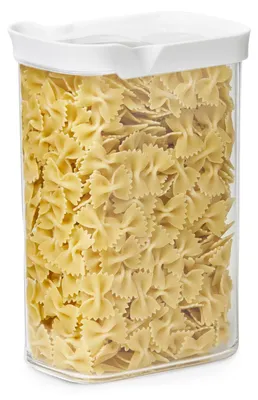 Produktbild von EMSA Optima, Container, Rechteckig, 2,2 l, Transparent, Weiß, Styrol-Methylmethacrylat (MS), Thermoplastisches Elastomer (TPE), 55 °C