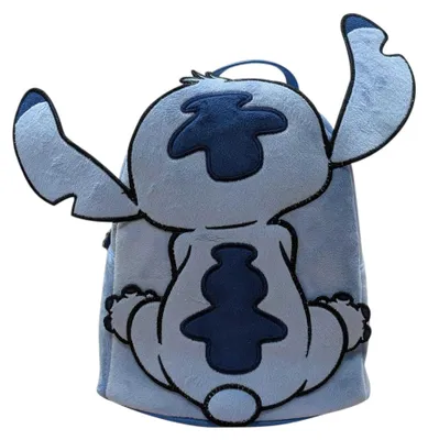 Produktbild von Lilo & Stitch - Mini-Rucksack, 3D, "Stitch", Plüsch GT24633 (Einheitsgröße) (Blau)