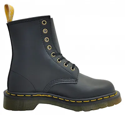 Imagen del producto de Botas de cordones negras para mujer Dr. Martens, ideales para uso diario