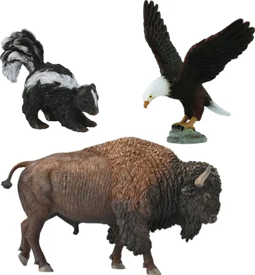 Produktbild von Collecta Wildtiere Set, Tierfiguren 3+