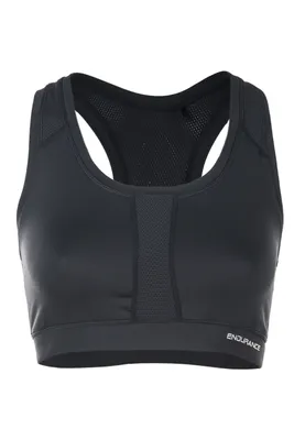 Image de Soutien-gorge de sport ENDURANCE Malling W avec empiècements en maille respirante 1001 Noir L/XL