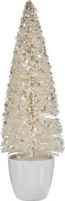 Produktbild von mittelgroßer Weihnachtsbaum 10 x 33 x 10 cm weiß Kunststoff