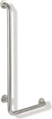 Produktbild von HEWI Winkelgriff Ser 805, Edelstahl d:33mm, AM:750mm W:500mm links, 1 Stk.